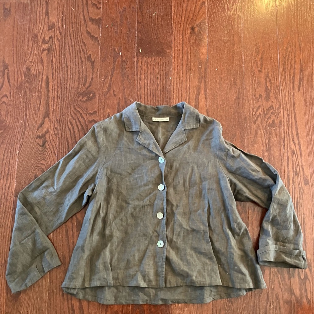 bryn WALKER linen button down top